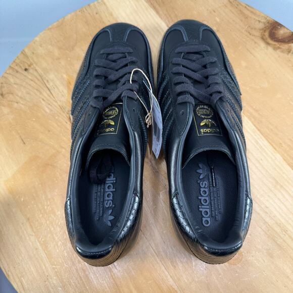 Adidas Gazelle Indoor Mens Size‎ 8.5 Shoes Black Core/Gum Snakeskin Pack NEW
